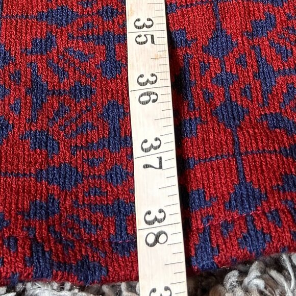 World Market Red & Blue Geometric Patterned Kimono Cardigan O/S NWT - Picture 9 of 9